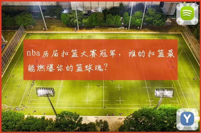 nba历届扣篮大赛冠军,谁的扣篮最能燃爆你的篮球魂?