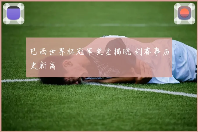 巴西世界杯冠军奖金揭晓 创赛事历史新高